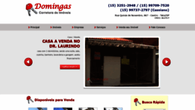 What Domingasimoveis.com.br website looked like in 2019 (4 years ago)