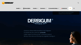 What Derbigum.fr website looked like in 2019 (4 years ago)