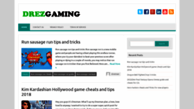What Drezgaming.com website looked like in 2019 (4 years ago)