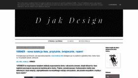 What Djakdesign.pl website looked like in 2019 (4 years ago)