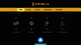 What Depobola.net website looked like in 2019 (4 years ago)