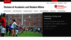 What Dasa.ncsu.edu website looked like in 2019 (4 years ago)