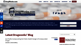 What Drugwonks.com website looked like in 2019 (4 years ago)