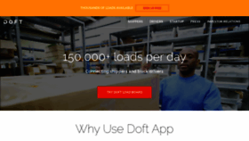 What Doft.com website looked like in 2019 (4 years ago)