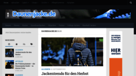 What Daunenjacke.de website looked like in 2019 (4 years ago)