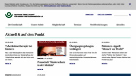 What Dgkj.de website looked like in 2019 (4 years ago)