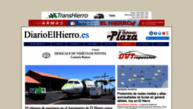 What Diarioelhierro.com website looked like in 2019 (4 years ago)
