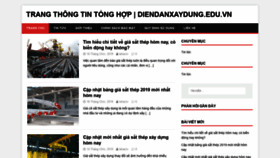What Diendanxaydung.edu.vn website looked like in 2019 (4 years ago)