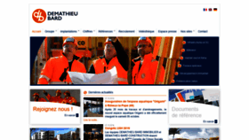 What Demathieu-bard.fr website looked like in 2019 (4 years ago)