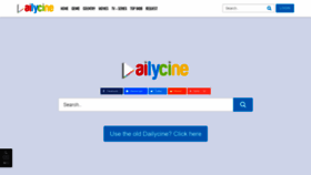 What Dailycine.com website looked like in 2019 (4 years ago)