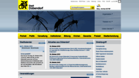 What Duebendorf.ch website looked like in 2019 (6 years ago)