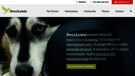 What Dovelewis.org website looked like in 2019 (4 years ago)