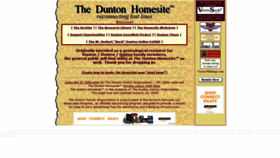 What Dunton.org website looked like in 2019 (4 years ago)