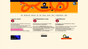What Derijprof.be website looked like in 2019 (4 years ago)
