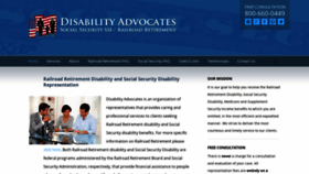 What Disabilityadvocates.net website looked like in 2019 (4 years ago)
