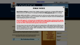 What Drslogistics.in website looked like in 2019 (4 years ago)