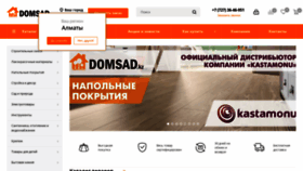 What Domsad.kz website looked like in 2019 (4 years ago)