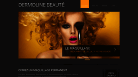 What Dermoline-beaute.fr website looked like in 2019 (4 years ago)