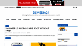 What Dsmedia24.com website looked like in 2019 (4 years ago)