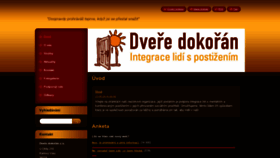 What Dveredokoran.cz website looked like in 2019 (4 years ago)