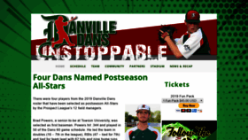What Danvilledans.com website looked like in 2019 (4 years ago)