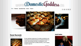 What Domesticgoddess.ca website looked like in 2019 (4 years ago)
