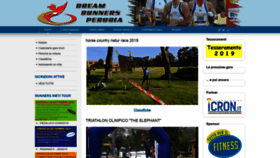 What Dreamrunners.it website looked like in 2019 (4 years ago)