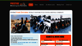 What Dubaimotorcycletours.com website looked like in 2019 (4 years ago)