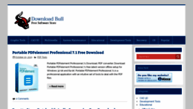 What Downloadbull.com website looked like in 2019 (4 years ago)