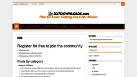 What Dxfdownloads.com website looked like in 2019 (4 years ago)