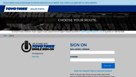 What Dealerportal.toyotires.com website looked like in 2019 (4 years ago)