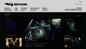 What Depthcore.com website looked like in 2019 (4 years ago)