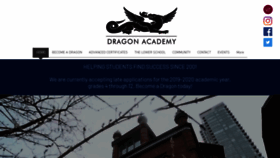What Dragonacademy.org website looked like in 2019 (4 years ago)