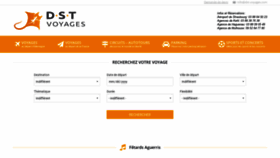 What Dst-voyages.com website looked like in 2019 (4 years ago)