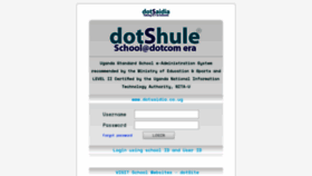 What Dotshule.ug website looked like in 2019 (4 years ago)