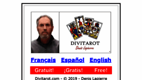 What Divitarot.com website looked like in 2019 (4 years ago)