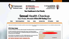 What Dubaistdclinic.com website looked like in 2019 (4 years ago)