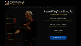 What Dynamicwingtsun.com website looked like in 2019 (4 years ago)