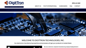 What Digittron.com website looked like in 2019 (4 years ago)