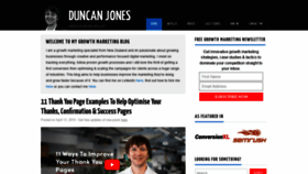 What Duncanjonesnz.com website looked like in 2019 (4 years ago)