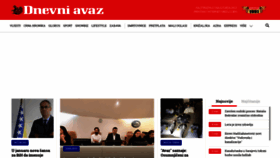 What Dnevniavaz.ba website looked like in 2019 (4 years ago)