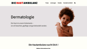 What Die-hautambulanz.de website looked like in 2019 (4 years ago)