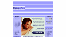 What Datemefree.org website looked like in 2019 (4 years ago)