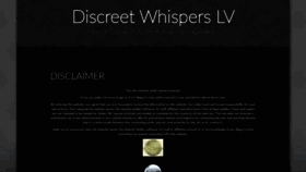 What Discreetwhispers-lv.com website looked like in 2019 (4 years ago)