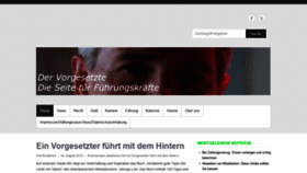 What Der-vorgesetzte.de website looked like in 2019 (4 years ago)