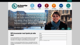 What Depersonligehjaelpere.dk website looked like in 2019 (5 years ago)