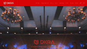 What Dkra.vn website looked like in 2019 (4 years ago)