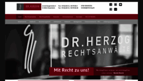 What Drherzog.de website looked like in 2019 (4 years ago)