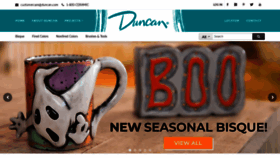 What Duncanceramics.com website looked like in 2019 (4 years ago)