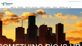 What Downtowndistrict.org website looked like in 2019 (4 years ago)